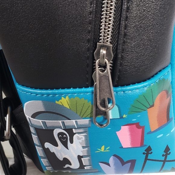 SOLD! NWT Loungefly Haunted Mansion Mini Backpack & Card Holder - Picture 10 of 15